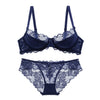 Sexy Bra Ultrathin Underwear Set Plus Size C D Cup Women Transparent Bra Sets Lace Embroidery Lingerie Gray Brassiere