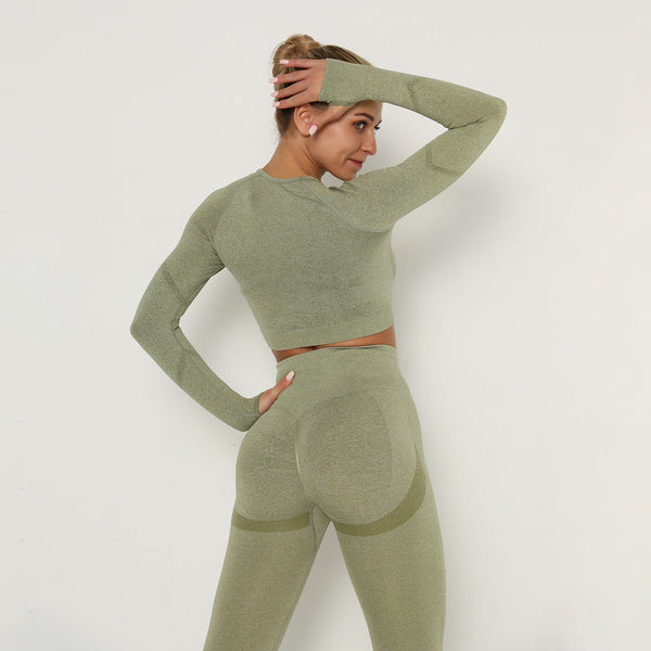 Yoga Clothing Set Sports Suit Women Sportswear Sports Outfit Fitness Set Athletic Wear Gym Seamless Workout Clothes For Women