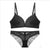 Sexy Lace 3/4 Cup Bra Set for Women – Wireless Thin Cotton Breathable Solid Color Lingerie