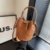 Handbag shoulder bag woven bucket bag