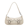 style Commute Mini Bag Simple Casual Shoulder Crossbody Square Bag Small&