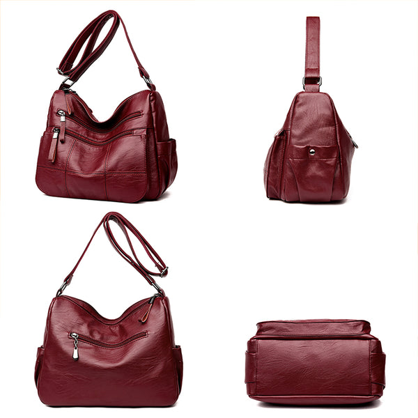 Women Luxury Leather Handbags Women Bags Designer Female Shoulder Messenger Bag