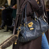 Vintage Distressed Padlock Bag Fashionable Handheld Crossbody Bag for Women