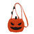 Halloween funny pumpkin bag fashion contrast color personality creative trend shoulder bag cartoon crossbody bag