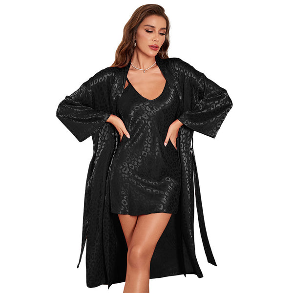 Sexy Nightwear Set – Lace & Satin Sleepwear for Women, Flirty and Elegant Pajama Set