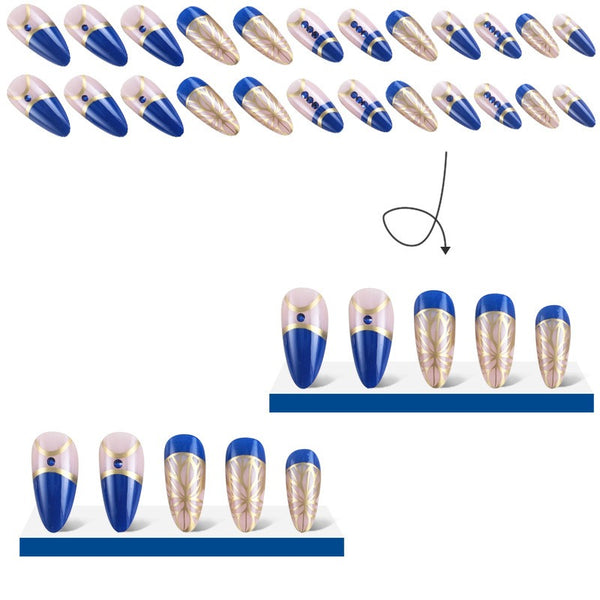 Spring Nails Press On | Floral Pastel Nail Set for Women | Reusable False Nails USA Trend 2026