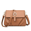 High Quality Ruched Shoulder Bag Soft Leather Luxury Handbag Women Bags Designer Crossbody Bag Female Fashion Messenger Bag