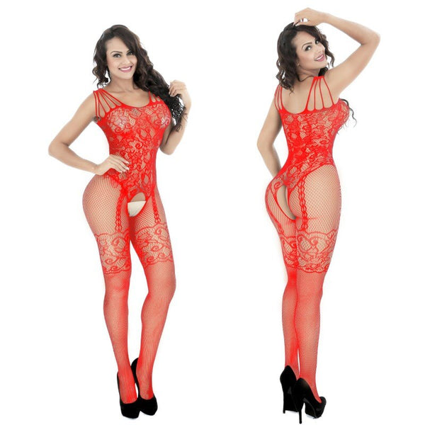 Sexy Women’s Lingerie Babydoll Bodysuit – Latex Look Fetish Costume Sleepwear