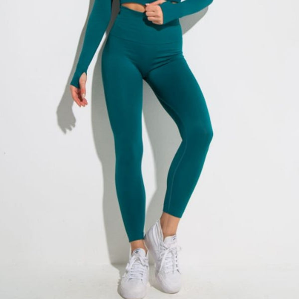 Yoga Women Fitness Clothing Sportswear Gym Leggings Padded Push-Up Strappy Sports Bra