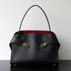 Luxury Genuine Leather Tote Bag for Women, Large Capacity, Top-Grain Cowhide, Handheld Shoulder Bag, HUG Style