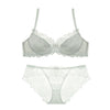 Sexy Bra Ultrathin Underwear Set Plus Size C D Cup Women Transparent Bra Sets Lace Embroidery Lingerie Gray Brassiere