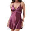 Luxury Satin Lace Nightwear Dress for Women – Soft, Elegant & Sexy Sleepwear (Free USA Shipping)
