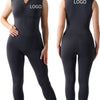 Seamless Shapewear Fitness Yoga SleevelessElasticity Running Shaping Long Pants Jumpsuit