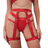 New Hot Selling Sexy Underwear Red Sexy Set Strap Hollow Out Spot