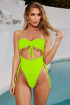 Bikini Ladies One Piece Bandage Swimsuit Sports Bikini Swimwear