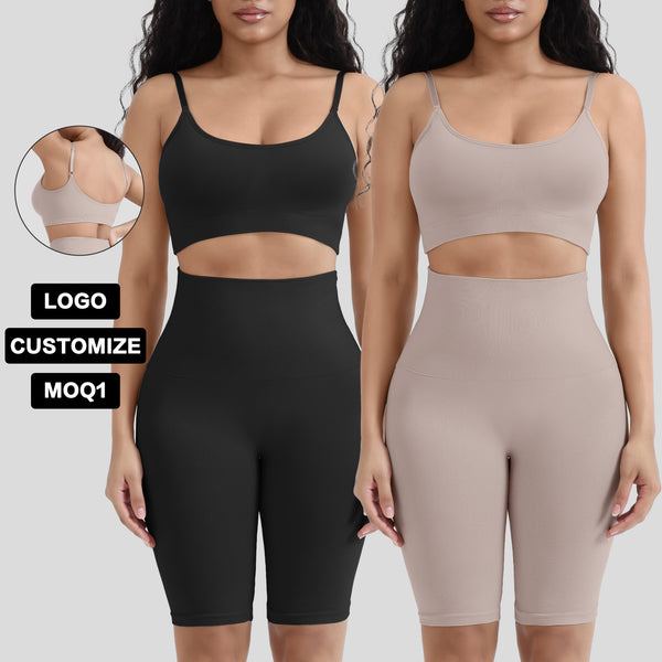 Sports Fitness Waist-Cinching Hip-Lifting Abdominal Support Pants Set