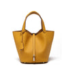 Head layer cowhide bucket bag women's leather high-end handbag