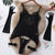 Seductive Lace Lingerie Set – Push-Up Underwire Nightwear with Gloves, Transparent Outfit for Women